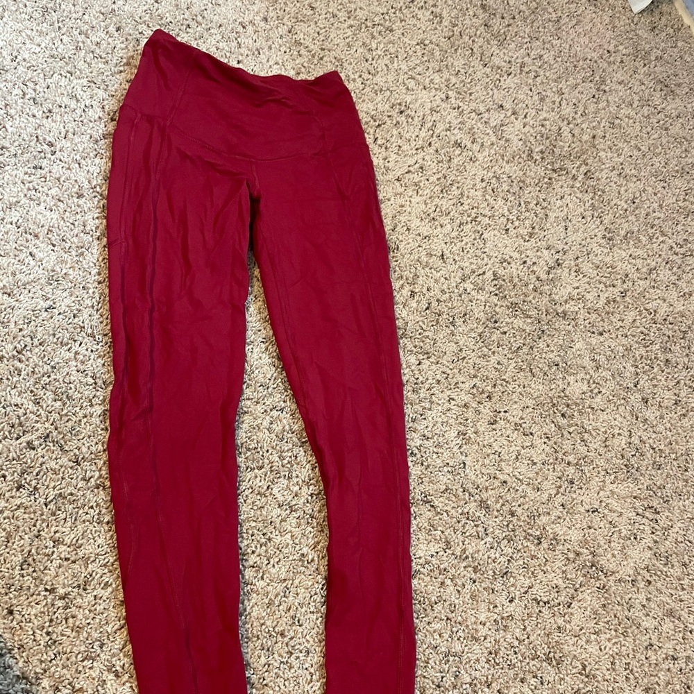 Red Victoria secret leggings